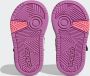 Adidas hoops mid lifestyle basketball strap sneakers zwart roze baby kinderen - Thumbnail 11