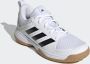 Adidas Ligra 7 kinderen Sportschoenen Volleybal Smashcourt wit zwart - Thumbnail 5