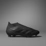 Adidas Predator Accuracy+ Veterloze Gras Voetbalschoenen (FG) Zwart Antraciet - Thumbnail 2