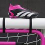 Adidas Predator Accuracy+ Veterloze Gras Voetbalschoenen (FG) Zwart Wit Roze - Thumbnail 3