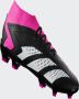 Adidas Predator Accuracy.2 Gras Voetbalschoenen (FG) Zwart Wit Roze - Thumbnail 15