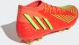 Adidas Predator Edge.2 Gras Kunstgras Voetbalschoenen (MG) Rood Groen - Thumbnail 4