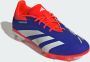 Adidas Predator Elite Gras Voetbalschoenen (FG) Kids Blauw Wit Rood - Thumbnail 9