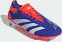 Adidas Predator Elite IJzeren-Nop Voetbalschoenen (SG) Blauw Wit Rood - Thumbnail 6