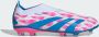Adidas Predator Elite Veterloze Gras Voetbalschoenen (FG) Kids Wit Roze Blauw - Thumbnail 3