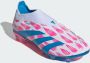 Adidas Predator Elite Veterloze Gras Voetbalschoenen (FG) Kids Wit Roze Blauw - Thumbnail 6