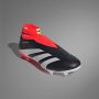 Adidas Predator League Laceless FG Core Black Cloud White Solar Red- Core Black Cloud White Solar Red - Thumbnail 7