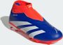 Adidas Predator League Laceless FG Junior Lucid Blue Cloud White Solar Red- Lucid Blue Cloud White Solar Red - Thumbnail 10