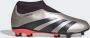 Adidas Predator League Laceless FG Junior Platinum Metallic Aurora Black Turbo Platinum Metallic Aurora Black Turbo - Thumbnail 4