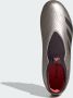 Adidas Predator League Laceless FG Junior Platinum Metallic Aurora Black Turbo Platinum Metallic Aurora Black Turbo - Thumbnail 5