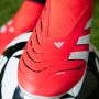 Adidas Perfor ce Predator League Veterloze Firm Multi-Ground Voetbalschoenen Unisex Rood - Thumbnail 9