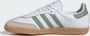 Adidas Originals Samba OG Junior Cloud White Silver Green Gum Cloud White Silver Green Gum - Thumbnail 11