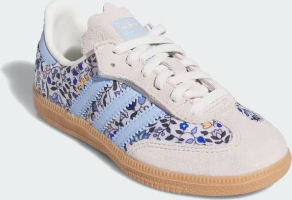Adidas Samba OG x Liberty London Comfort Closure Schoenen met Elastische Veters Kids