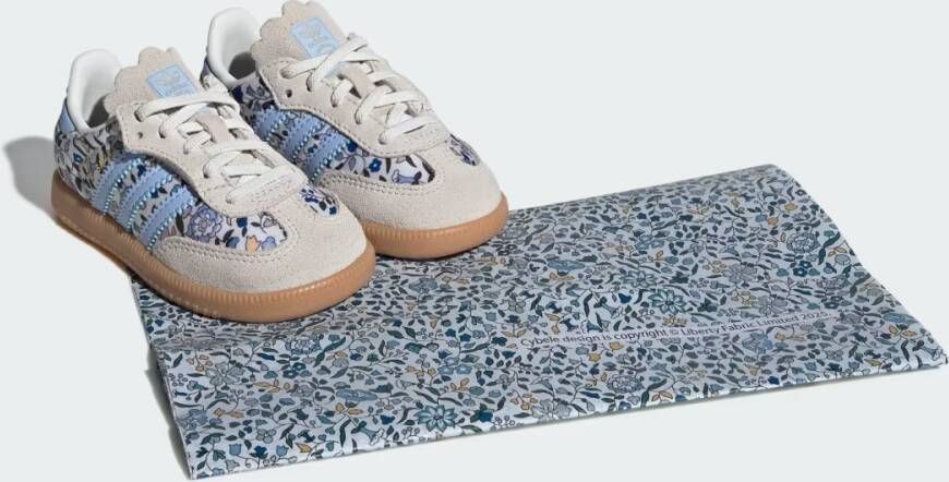 Adidas Samba OG x Liberty London Schoenen met Elastische Veters Kids