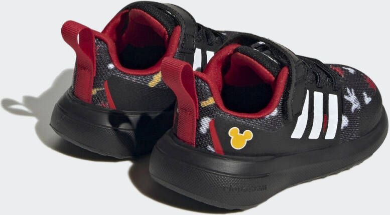 Adidas Sportswear adidas x Disney FortaRun 2.0 Mickey Cloudfoam Schoenen met Elastische Veters en Klittenband