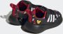 Adidas Sportswear x Disney FortaRun 2.0 Mickey Cloudfoam Schoenen met Elastische Veters en Klittenband Kinderen Zwart - Thumbnail 8
