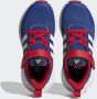 Adidas Sportswear x Marvel FortaRun Spider- 2.0 Cloudfoam Sport Running Schoenen met Elastische Veters en Klittenband Kinderen Blauw - Thumbnail 6