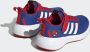 Adidas Sportswear x Marvel FortaRun Spider- 2.0 Cloudfoam Sport Running Schoenen met Elastische Veters en Klittenband Kinderen Blauw - Thumbnail 8
