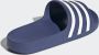 Adidas Performance Adilette Aqua badslippers donkerblauw wit - Thumbnail 3