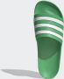 Adidas Performance Adilette Aqua badslippers groen wit - Thumbnail 10