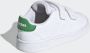 Adidas Advantage I Jongens Sneakers Ftwr White Green Grey Two F17 - Thumbnail 9