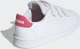 Adidas Advantage C Meisjes Sneakers Ftwr White Real Pink S18 Ftwr White - Thumbnail 10