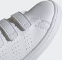 Adidas Advantage C Jongens Sneakers Ftwr White Green Grey Two F17 - Thumbnail 11