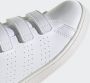 Adidas Advantage Wit-Blauwe Sneaker Velcro - Thumbnail 4