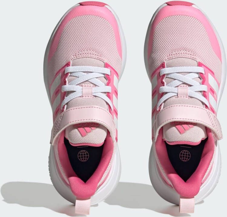 Adidas Sportswear FortaRun 2.0 Cloudfoam Schoenen met Elastische Veters en Klittenband