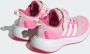 Adidas Sportswear FortaRun 2.0 Cloudfoam Schoenen met Elastische Veters en Klittenband Kinderen Roze - Thumbnail 8