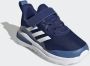Adidas FortaRun Elastic Lace Top Strap Hardloopschoenen Victory Blue Cloud White Focus Blue - Thumbnail 8