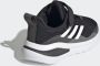 Adidas FortaRun Elastic Lace Top Strap Hardloopschoenen Core Black Cloud White Grey Six - Thumbnail 7