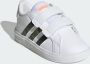 Adidas Sportswear Grand Court 2.0 sneakers wit zwart oranje Imitatieleer 22 - Thumbnail 9