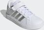 Adidas Sportswear Grand Court 2.0 EL sneakers wit zilver Imitatieleer 36 2 3 - Thumbnail 11