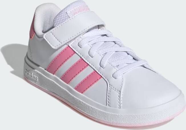 Adidas Sportswear Grand Court Schoenen met Elastische Veters en Klittenband