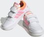 Adidas Sportswear Hoops Lifestyle Basketball Hook-and-Loop Shoes Kinderen Wit - Thumbnail 6