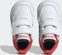 Adidas Sportswear Hoops 3.0 sneakers wit zwart rood Imitatieleer 23 1 2 - Thumbnail 9