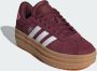 Adidas Sportswear VL Court Bold suède sneakers donkerrood wit Suede 38 2 3 - Thumbnail 15