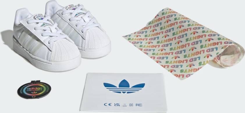 Adidas Superstar Led Lights Comfort Closure Elastic Lace Schoenen Kids