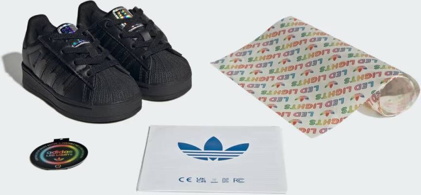 Adidas Superstar Led Lights Comfort Closure Elastic Lace Schoenen Kids