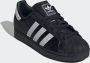 Adidas Originals Zwarte platte schoenen Superstar II - Thumbnail 6