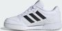 Adidas Originals Team Court 2 Streat sneakers wit zwart Leer 35 1 2 - Thumbnail 8