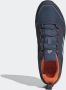 Adidas Performance Terrex Tracerocker 2.0 Goretex wandelschoenen donkerblauw grijs oranje - Thumbnail 8