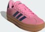 Adidas Vl Court Bold Dames Schoenen Roze Maat: 39 1 3 Leer Foot Locker - Thumbnail 10