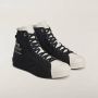 Y-3 Zwarte Canvas Hi-Top Sneakers - Thumbnail 2