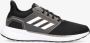 Adidas Performance EQ19 hardloopschoenen zwart wit grijs - Thumbnail 3