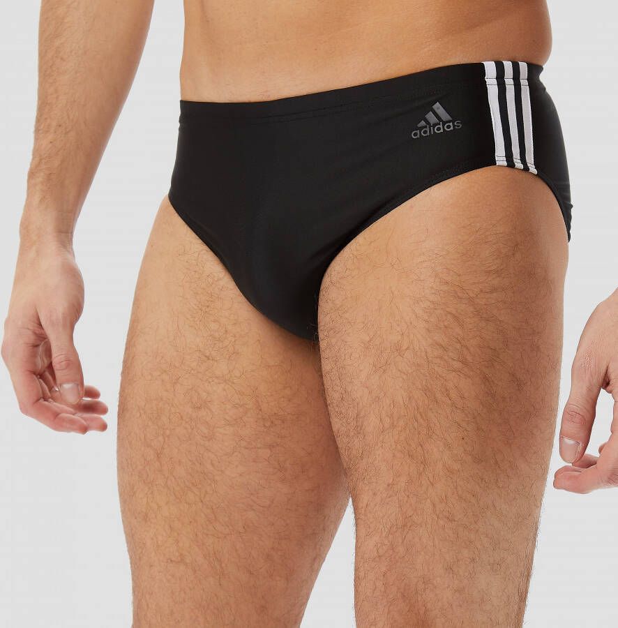Adidas fitness 3 stripes zwembroek zwart heren