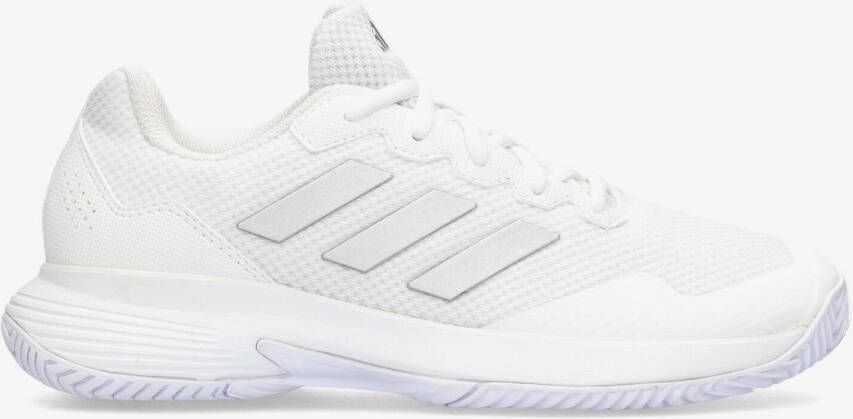 adidas gamecourt 2.0 tennisschoenen wit dames