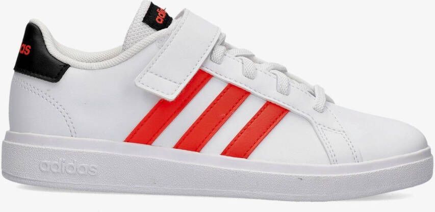 adidas grand court 2.0 sneakers wit rood kinderen