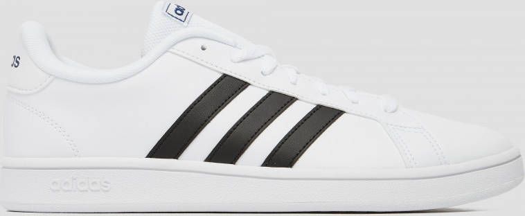 Adidas grand court base sneakers wit/zwart heren - Schoenen.nl